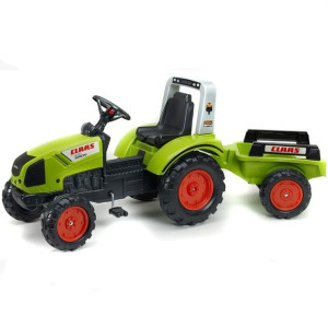 Falk Traktor Na Pedały Claas Duży Z Przyczepką Od 3 Lat