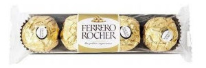 1x50g FERRERO ROCHER czekoladki 4szt