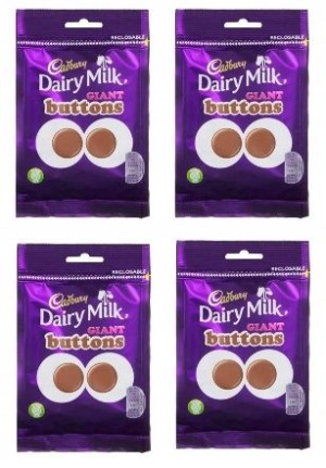 4x95g CADBURY Buttons Czekoladki Guziki UK