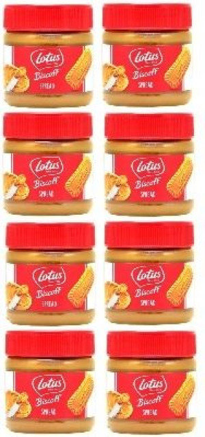 8x200g LOTUS Biscoff Spread krem ciasteczkowy UK
