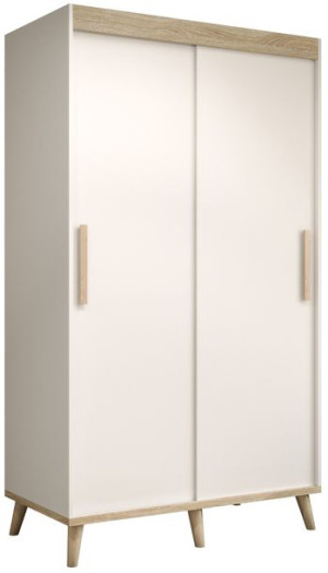 Szafa przesuwna, garderoba SKANDI T 120 cm, styl skandynawski