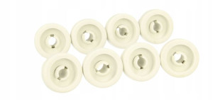 8 x kółka kosza zmywarki Electrolux 50286967000