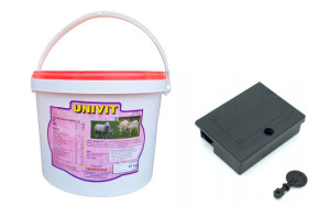 Witaminy dla owiec i kóz UNIVIT 10 kg bez GMO + GRATIS STACJA