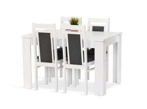 Komplet ASIA: stół 120/80 + 4 krzesła