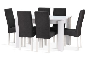 Komplet NELY: stół 120/80 + 6 krzeseł