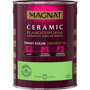 Farba MAGNAT CERAMIC WYTWORNY MALACHIT C42 5L plamoodporna