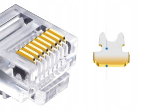 Złącze modularne RJ45 8p8c krótkie