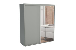Szafa przesuwna z lustrem 130 cm Green 3 na wymiar