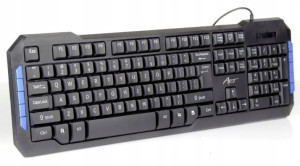 KLAWIATURA multimedialna USB czarna