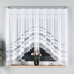 Firanka salon kuchnia żakardowa Filomena 160x340