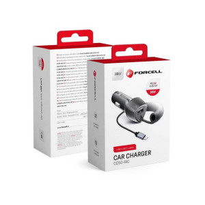 Ładowarka Samochodowa Usb Qc 3.0 18w + Kabel Do Typ C 3.0 Pd20w 38w