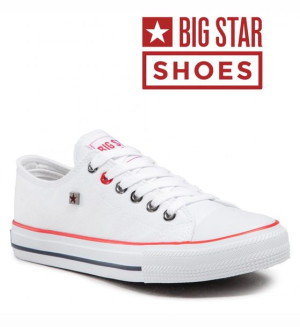 Białe Trampki Damskie BIG STAR Tenisówki 38