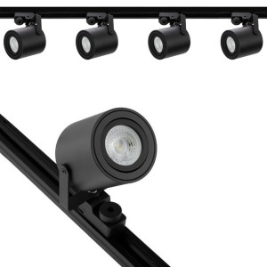 Zestaw Szyna Oświetleniowa Szynoprzewód 2m + 4x Reflektor GU10 LED czarny