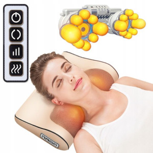 Poduszka Masażer Shiatsu 3d Profilowana Grzeje 2w1