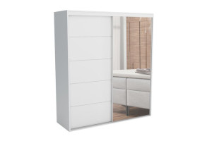 Szafa przesuwna z lustrem 150 cm Green 5 na wymiar