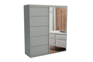 Szafa przesuwna z lustrem 170 cm Green 5 na wymiar