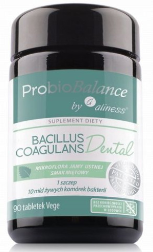 Aliness ProbioBALANCE Dental do ssania 10 mld 90 kapsułek