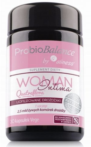 Aliness ProbioBALANCE Woman Intima Quatreflora 2,5 mld 30 kapsułek