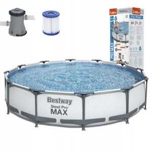 Basen Ogrodowy Bestway Stelażowy 366 X 76 Cm 56416