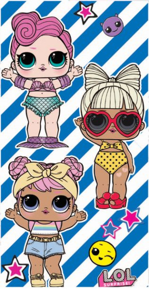 Ręcznik plażowy kąpielowy 140x70 LOL L.O.L.