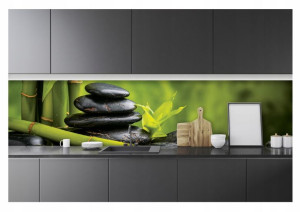 Fototapeta Do Kuchni Zmywalna Kamienie Spa 250x60