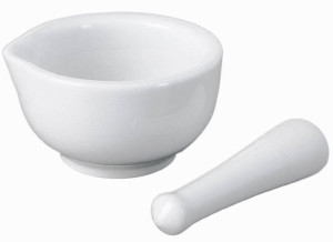 Moździerz ceramiczny + tłuczek do przypraw - Alpina