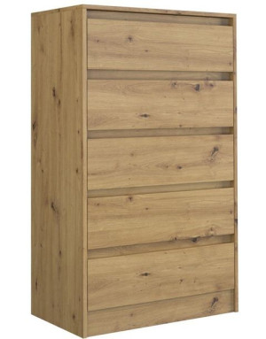 Nowoczesna Komoda 5 Szuflad Karo K5 Dąb Artisan