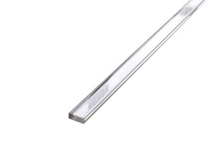 Listwa Szklana Srebrna Silver Brokat 2.3 X 60 Cm