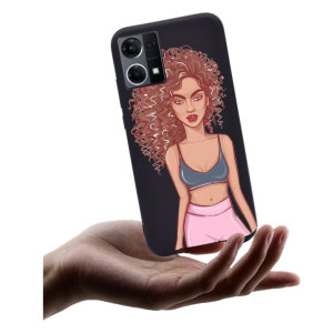 Etui back case matt do Oppo Reno 7 4G WZORY Nadruk