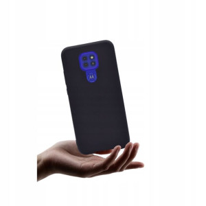 Etui Case czarne matowe Matt do Motorola E7 Plus