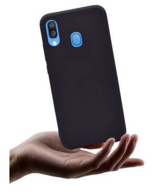 Etui Case czarne matowe Black Matt do Samsung M20