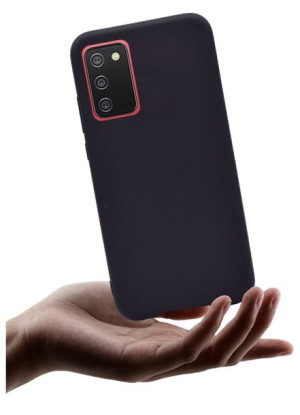 Etui Case czarne matowe Black Matt do Samsung A02s
