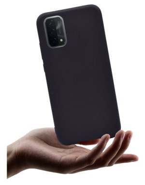 Etui Case czarne matowe Black Matt do Oppo A93 5G
