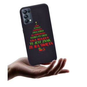 Etui świąteczne Mikołajki do Oppo Reno 5 Pro WZORY