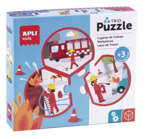 Puzzle trzyczęściowe Apli Kids - Zawody 3+