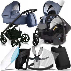 Wózek 3w1 Bexa Line 2.0 Pastel L12 I Kite Karwala