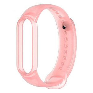 Silikonowa opaska pasek do Xiaomi Mi Band 5 / 6 / 7 różowy