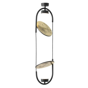Nowoczesna lampa sufitowa Mood 1107PL_H1 Aldex do sypialni nad łóżko czarna