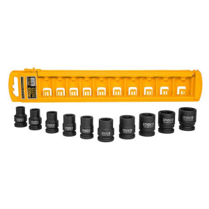 Zestaw Nasadek Udarowych Ingco Hkissd12101, 1/2'', 10 Sztuk