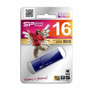 Silicon Power Blaze B05 16 Gb, Usb 3.0, Blue