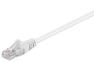 Goobay 68508 Cat 5e Patch Cable, U/utp, White, 5 M