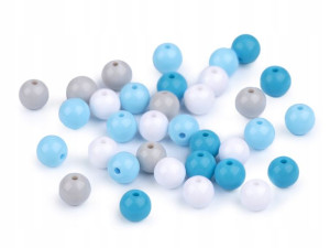 Koraliki Plastikowe Color Mix5 - 8mm 20szt