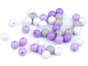 Koraliki Plastikowe Color Mix2 - 8mm 20szt