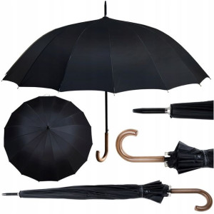 Parasol automatyczny prosta czarny