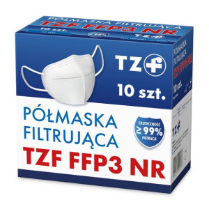 Certyfikowana półmaska filtrująca Polfa TZF FFP3 NR 10 szt.