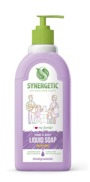 Synergetic Mydło Do Rąk Pielęgnacyjne Lawendowe 500ml
