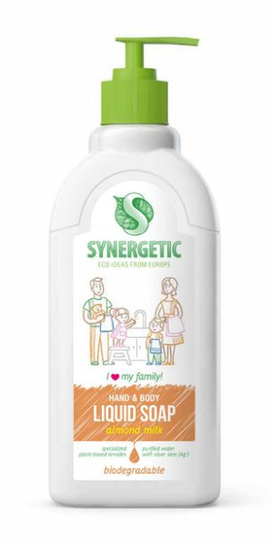 Synergetic Mydło Do Rąk Pielęgnacyjne Migdałowe 500ml