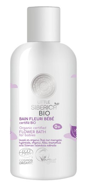 LITTLE SIBERICA Kwiatowy płyn do kąpieli dla dzieci 0+ 250 ml