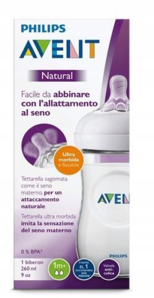 Butelka Philips Avent Natural 260 ml 1 m+