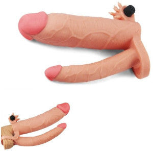 Nakładka na Penisa Podwójny Penis dłuższy o +7,6cm